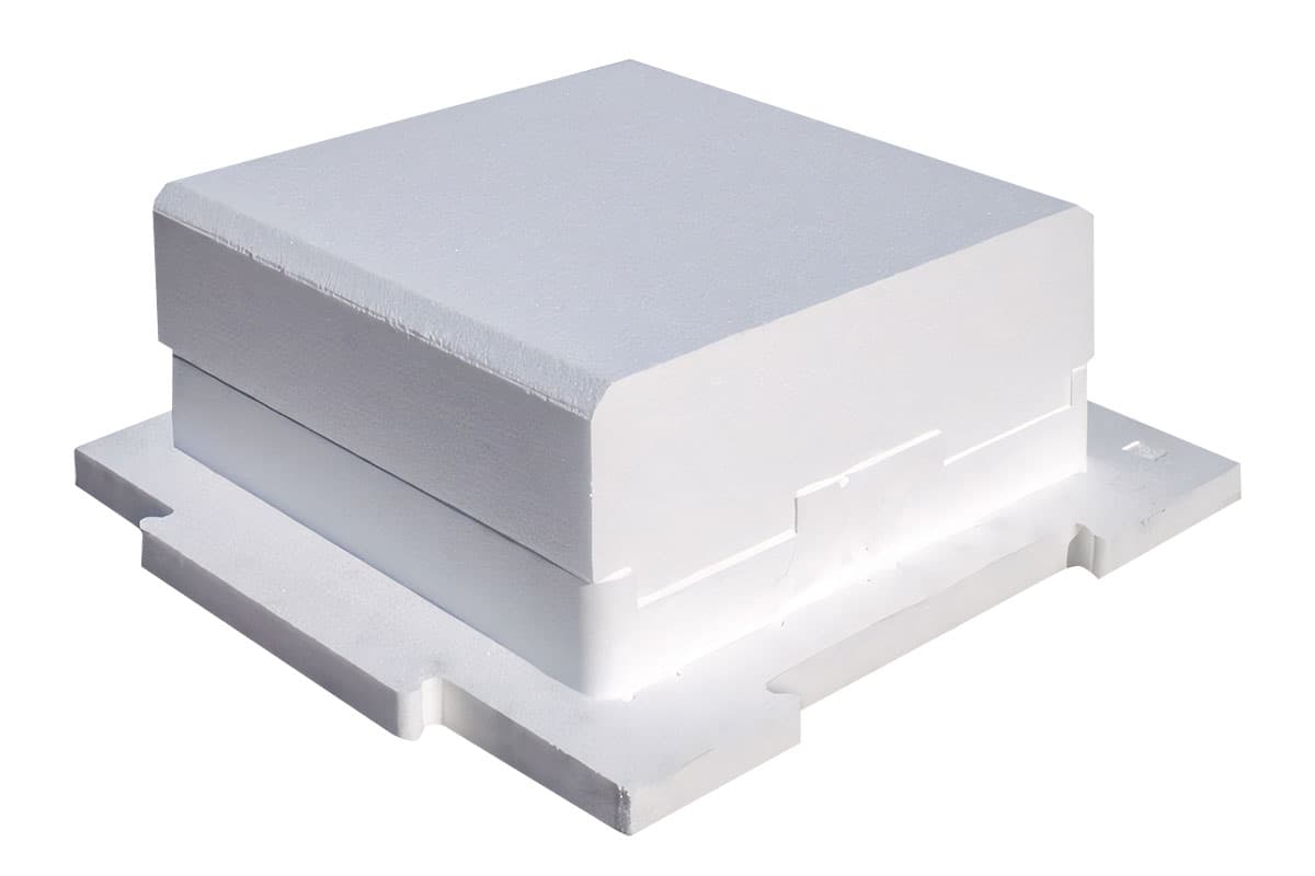 Polystyrene block